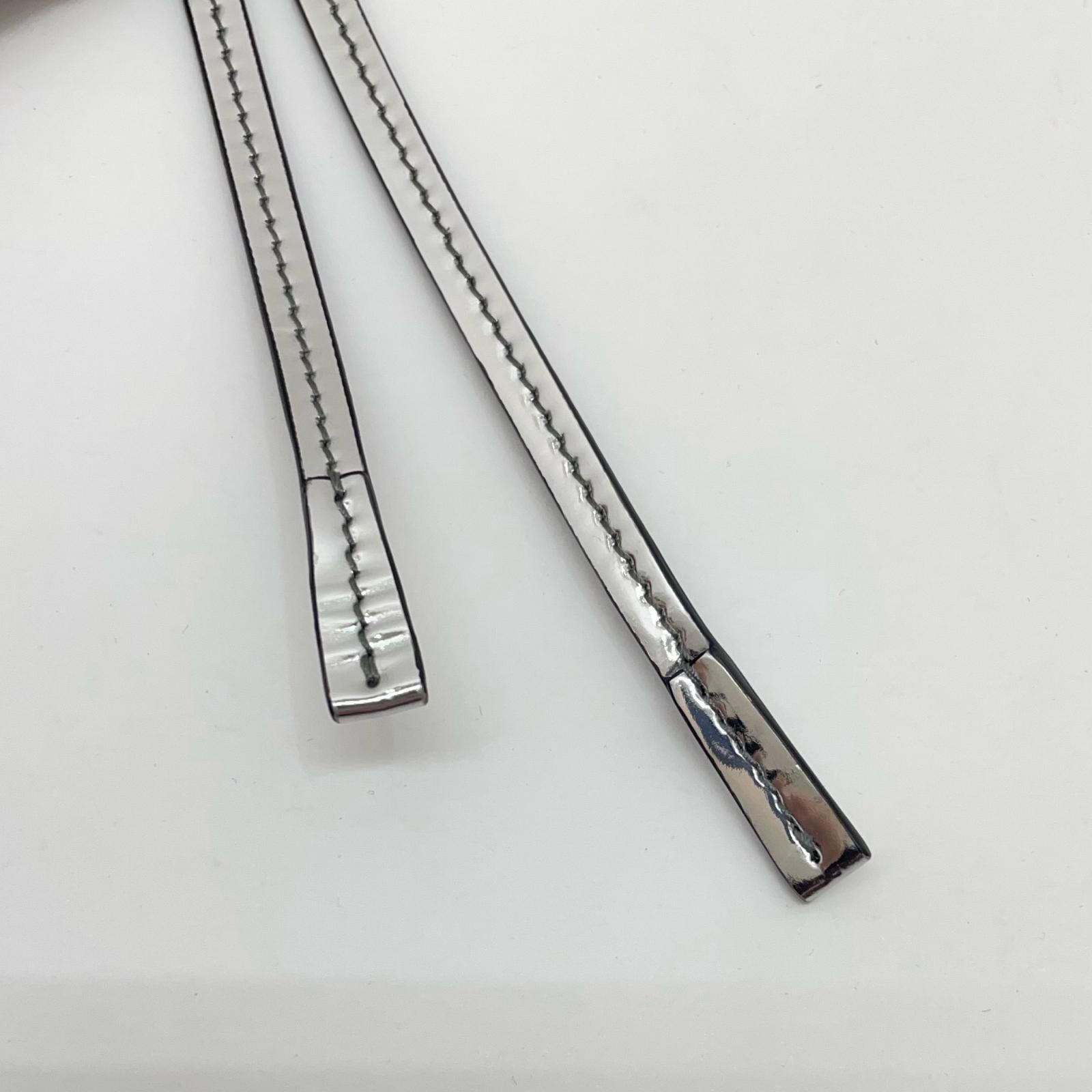 PRADA ボロタイ Black Saffiano Leather Bolo Tie | PRADA