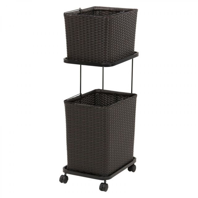 萩原 Hagihara RAN-2427DBR ランドリーラック 新生活 インテリア 家具おしゃれ