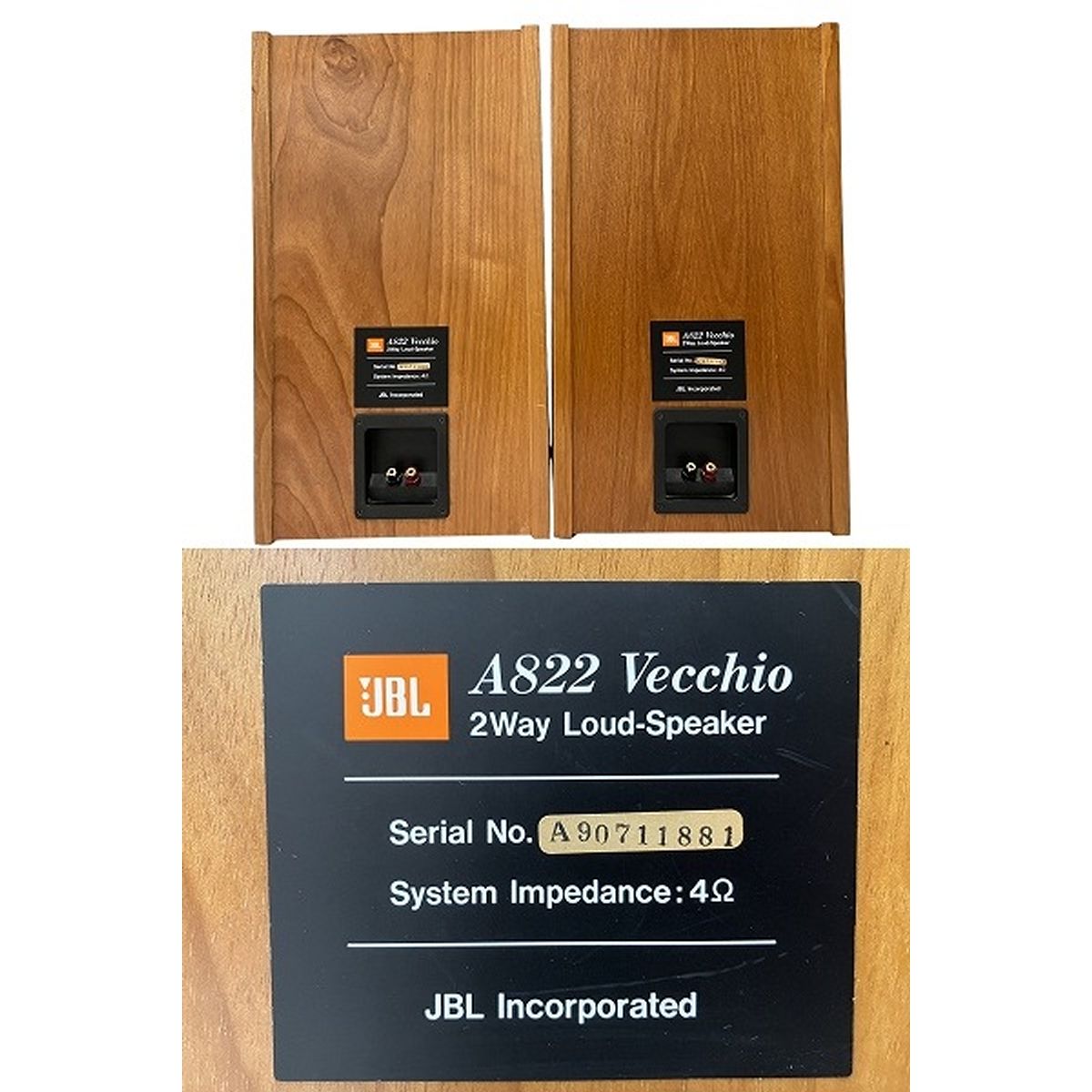 JBL A822 Vecchio 2Way Loud-Speaker スピーカー ペア 音響機器 オーディオ 中古 O9370711 - メルカリ