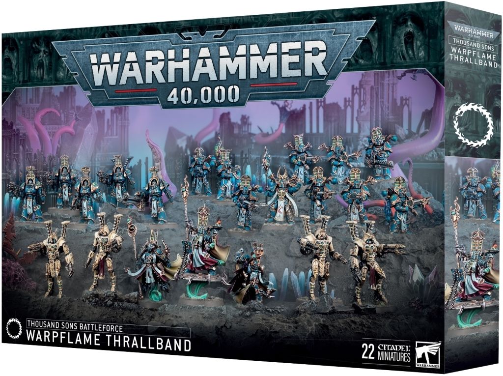 ミニチュアゲーム バトルフォース サウザンド サン - 魔焔の隷属軍 ウォーハンマー40000 Thousand Sons Warpflame Thrallband 36-05