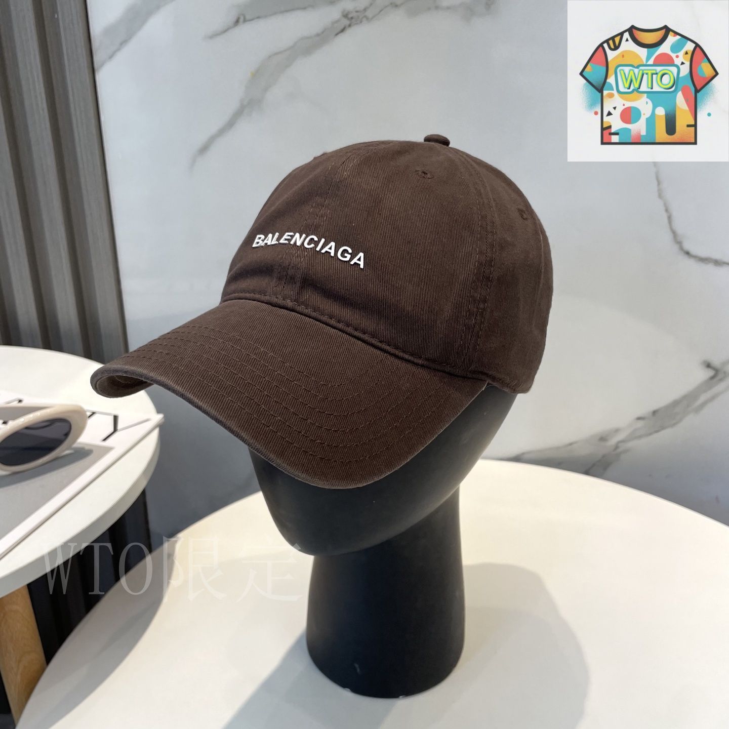 新品未使用 BALENCIAGA ベースボールキャップ ダークグレー Balenciaga（バレンシアガ）クラシック ベースボールキャップ02