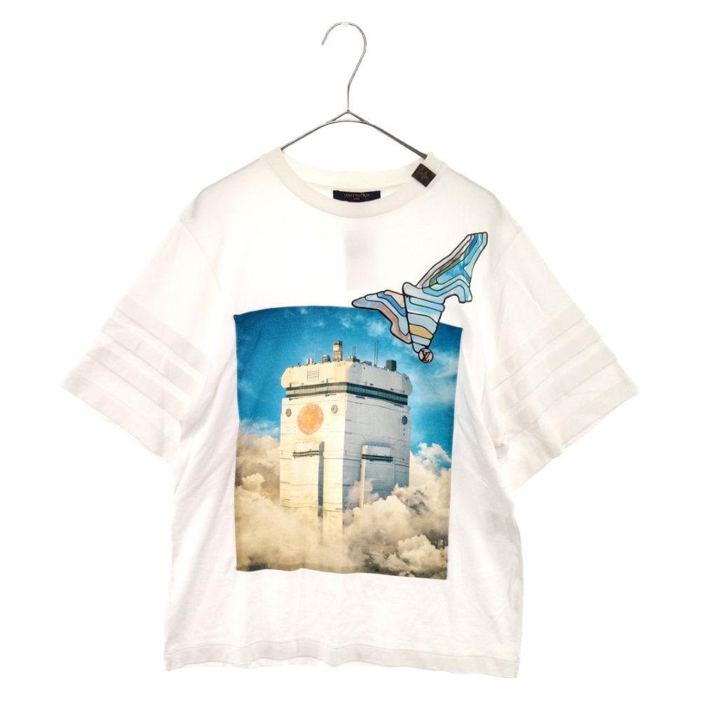 LOUIS VUITTON (ルイヴィトン) 19SS Printed Tshirt With Gel Patch 