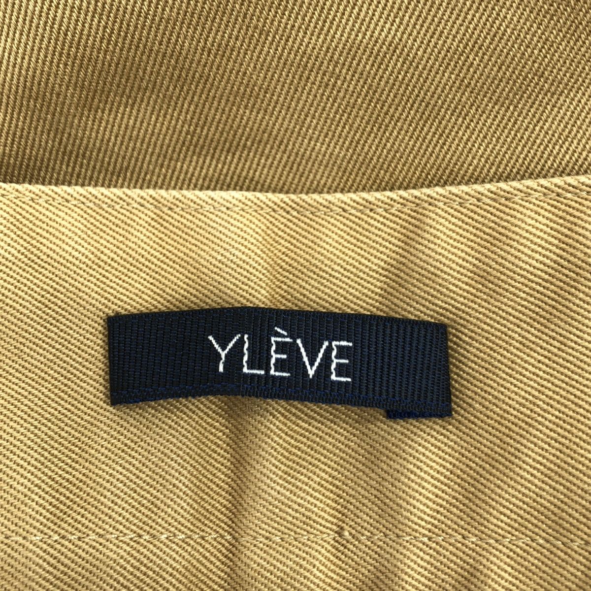 YLEVE / FINX COTTON CHINO 2TUCK ボトム YLEVE / イレーヴ | FINX COTTON CHINO 2TUCK CREASET