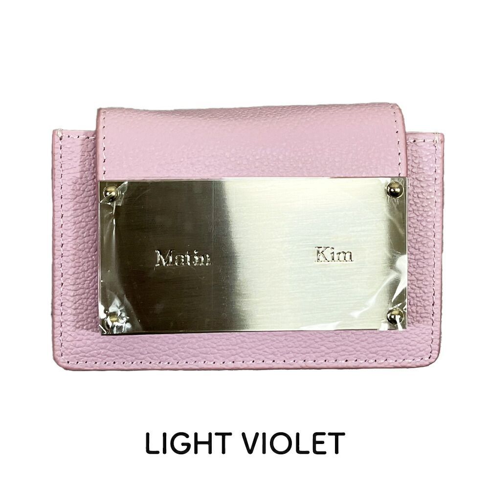 新品】Matin Kim ミニ財布 マーティンキム ACCORDION WALLET ロゴ
