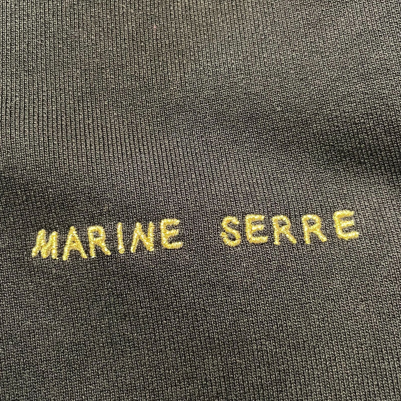 希少 【マリーンセル】ホワイトライン ハーフジップ ブルー スウェット L 中古・古着通販】MARINE SERRE WHITE LINE (マリーンセル