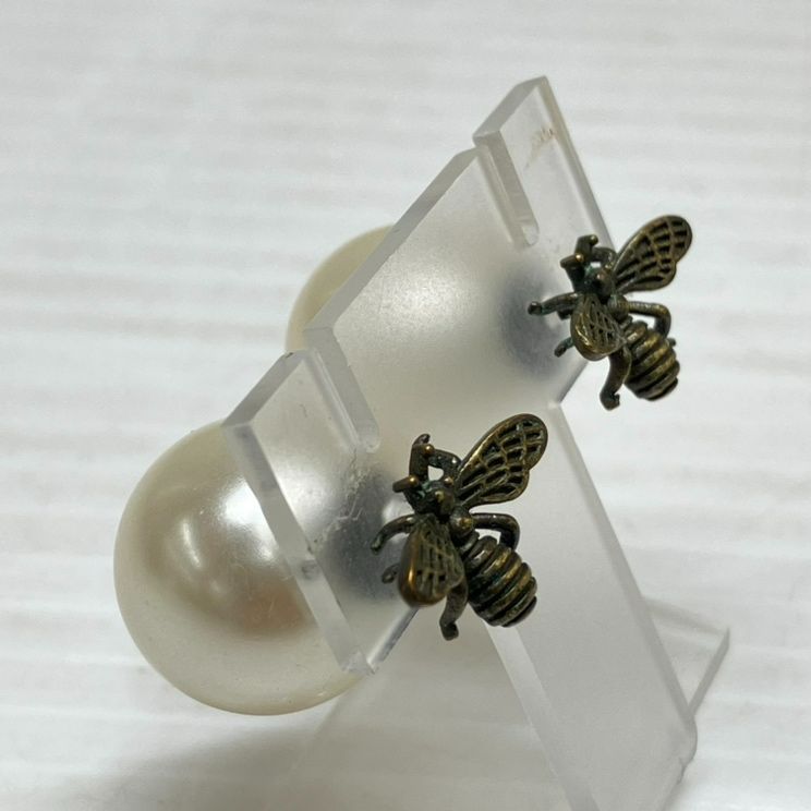 Dior ディオール ピアス ハチ 蜂 Christian Dior J'ADIOR BEE パール