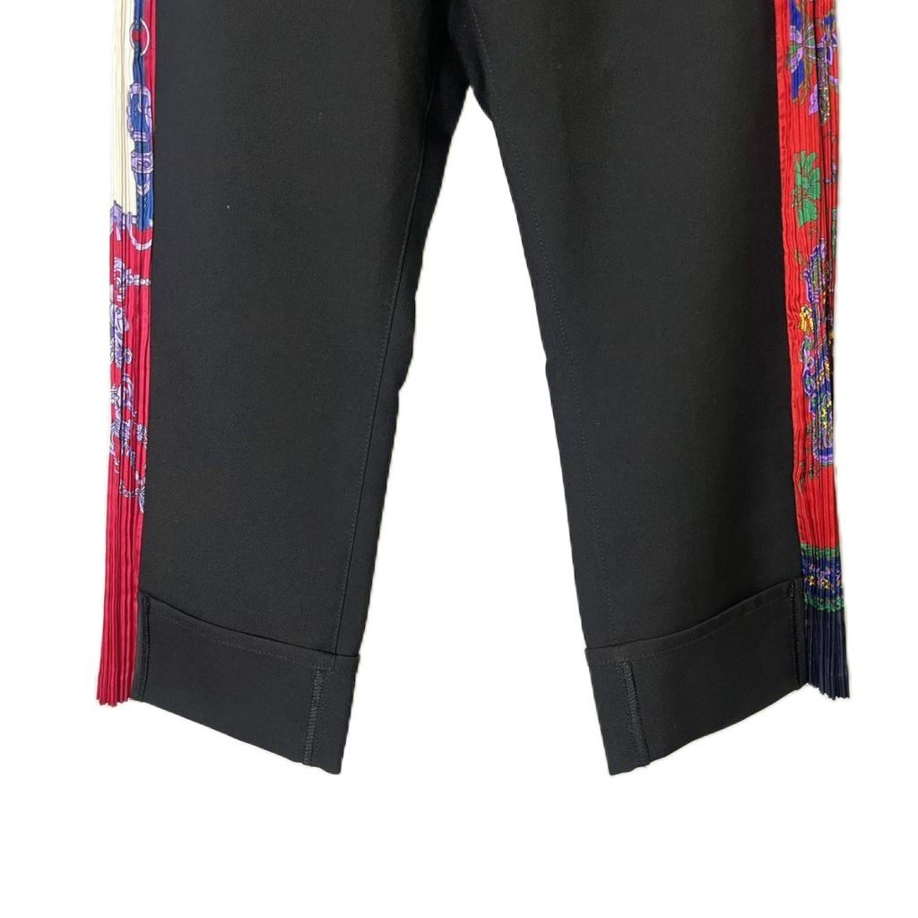 JUNYA WATANABE × VERSACE 21AW スカーフ ドッキング プリーツ