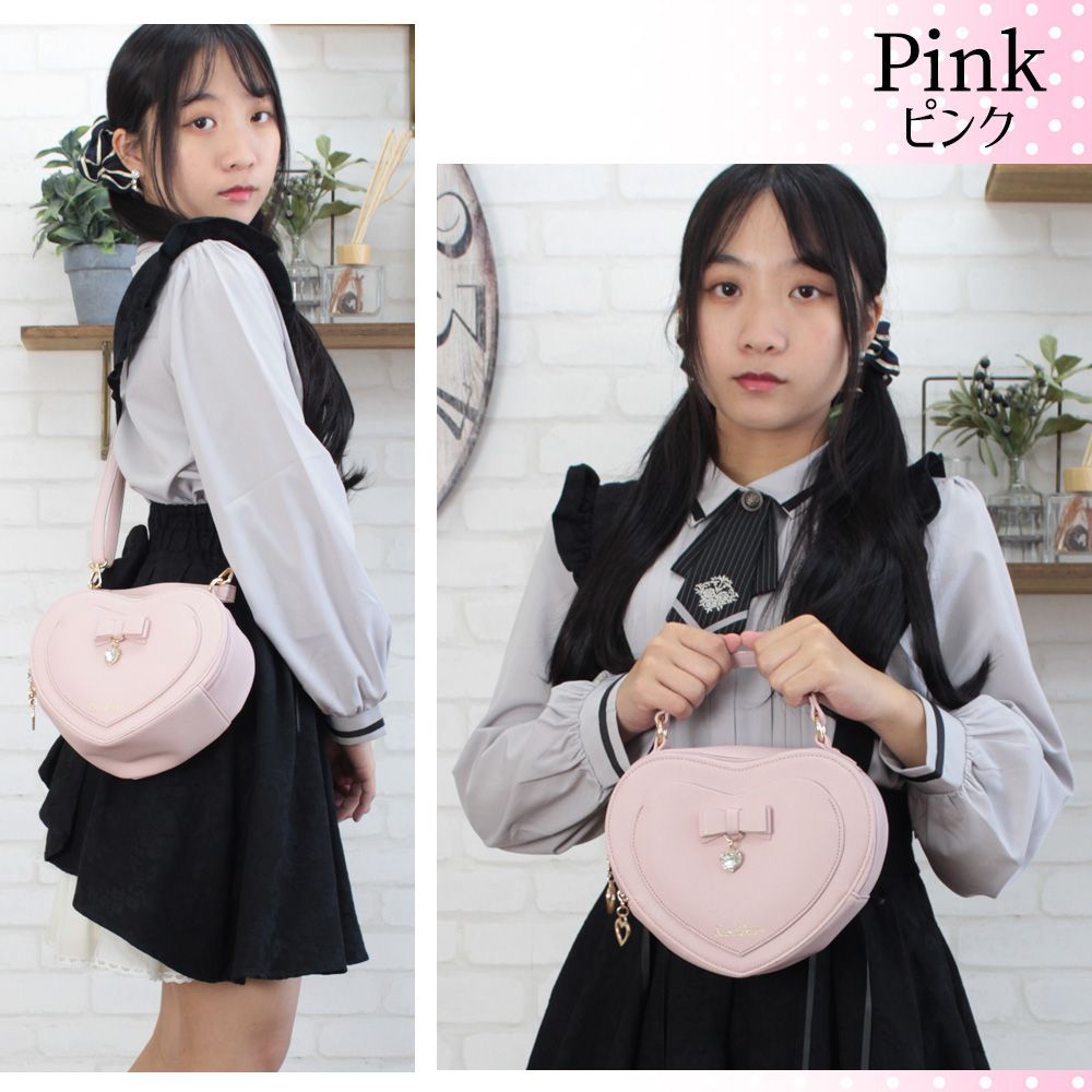 ❤️美品 ショルダーバッグ❤ DearMyLove ショルダーバッグ バッグ ときめきハートフリル