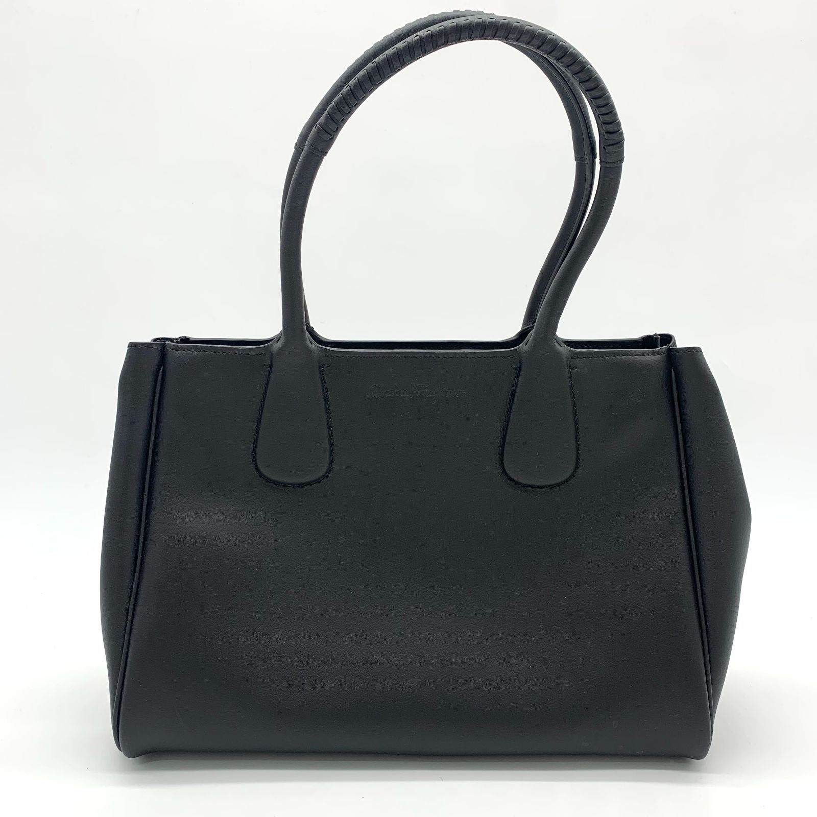 ▽Salvatore Ferragamo フェラガモ ノリータハンドバッグ ブラック 黒 