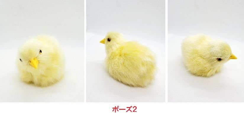 ひよこ置物 本物そっくり リアルな鳥 ヒヨコ４羽セット - メルカリ