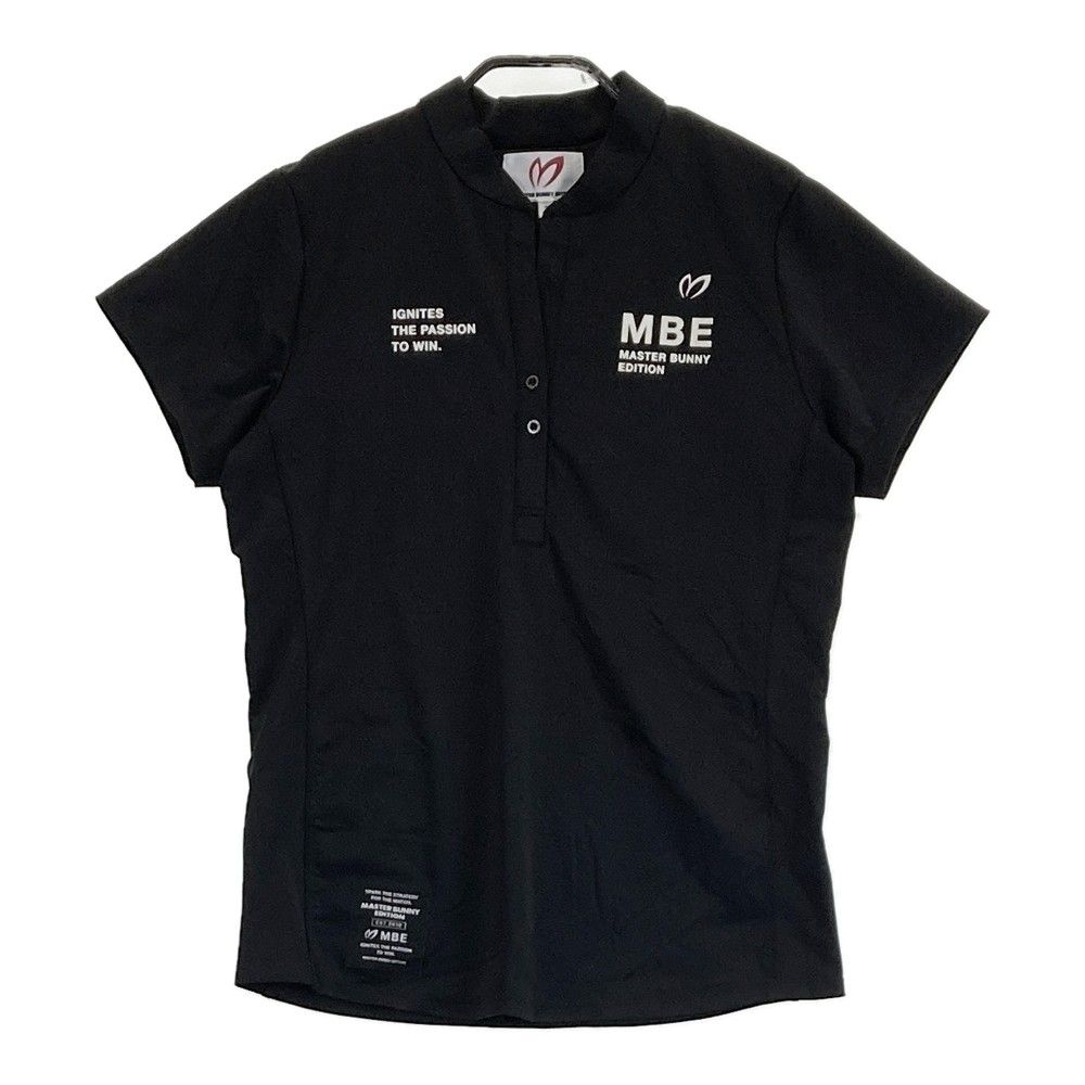 サイズ 2 MASTER BUNNY EDITION マスターバニーエディション 2025年モデル 半袖Tシャツ ブラック系 240101178358 ゴルフウェア レディース ストスト