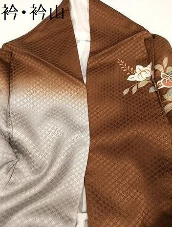 平和屋着物○訪問着 駒刺繍 枝花文 暈し染め 金彩 正絹