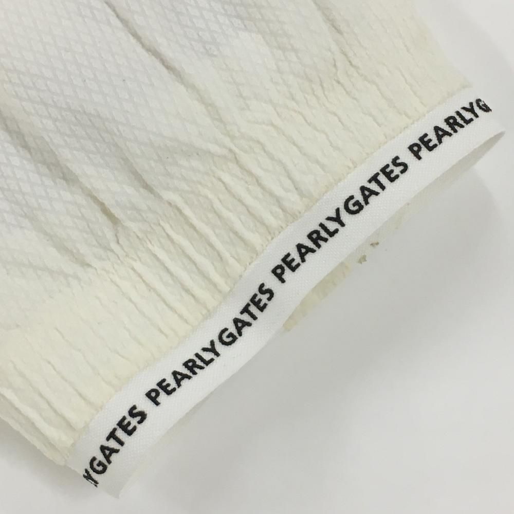 超 パーリーゲイツ ナイロンジャケット 白×黒 裏地ロゴメッシュ地 ロゴプリント メンズ 4 M ゴルフウェア PEARLY GATES WWW_SMP1DAWEKUDUS_SCH_ID