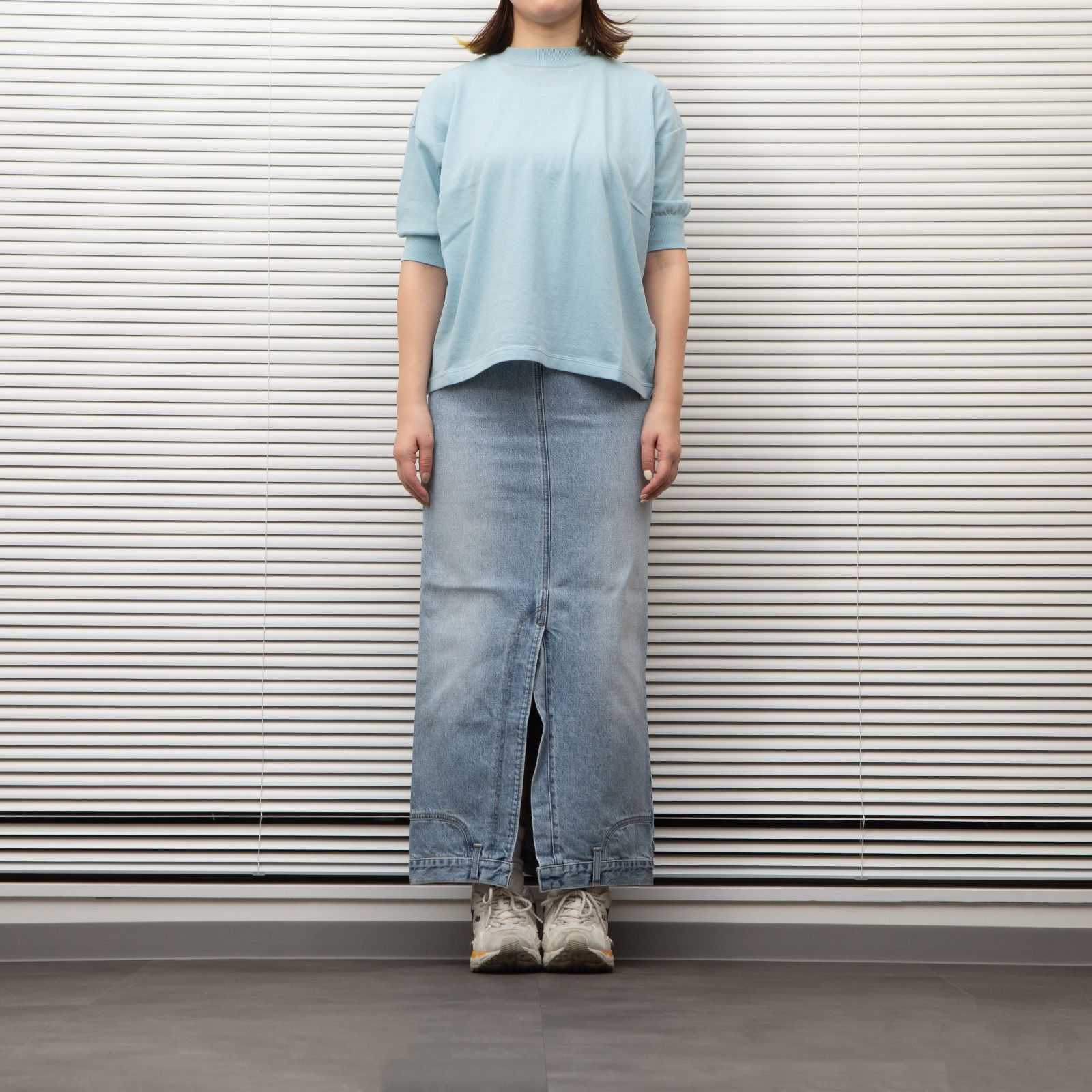 MEYAME メヤメ COTTON KNIT TEE コットンニット Tシャツ MEYAME】COTTON KNIT TEE コットンニットTシャツ メヤメ | laneige