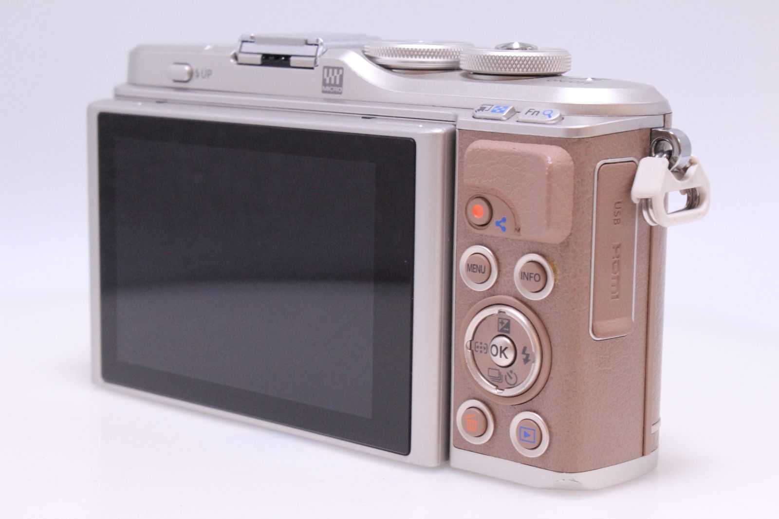 OLYMPUS E-PL10 EZ ダブルズームキット BROWN オリンパス OLYMPUS PEN
