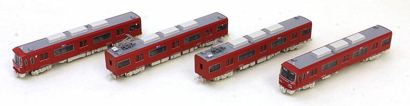 名鉄3700系2次車 基本4両編成セット（動力付き） 【グリーン