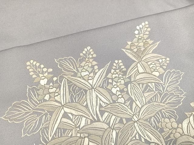 平和屋着物●訪問着　総刺繍　草花文　正絹　逸品　未使用　AABB4355ph 平和屋着物○訪問着 総刺繍 草花文 正絹 逸品 未使用 AABB4355ph