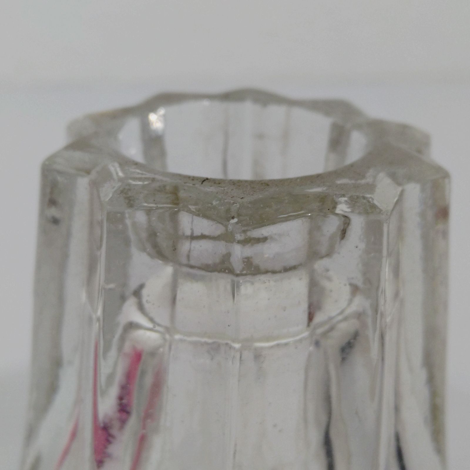◇明治期◇剣先コップ◇型吹き◇珍品◇ガラス◇骨董◇