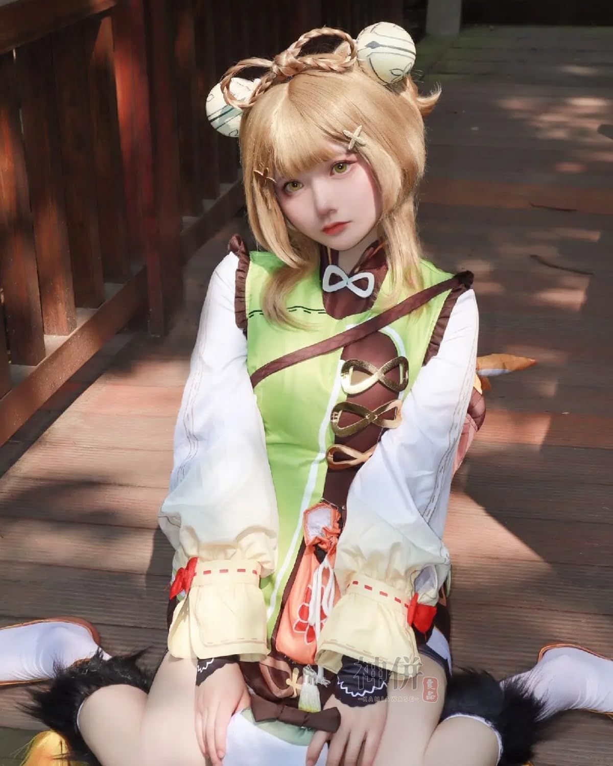 ヨォーヨコスプレ　ウィッグ Amazon.co.jp: Plazhen 原神 ヨォーヨ コスプレ ウィッグ 鈴 髪