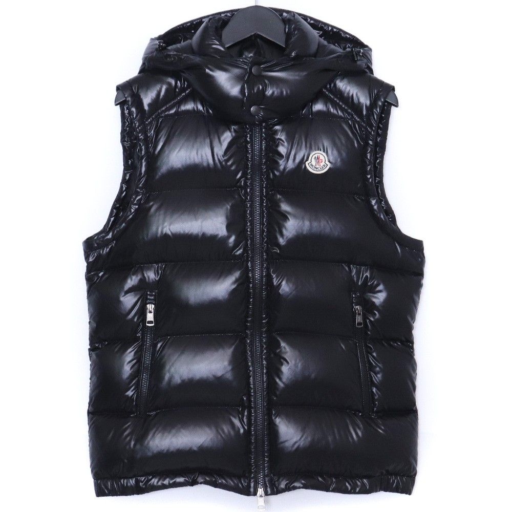 モンクレール ダウンベスト 美品 型番 C20914339305 68950 MONCLER LACET ダウンベスト サイズ1 ブラック C20914339305