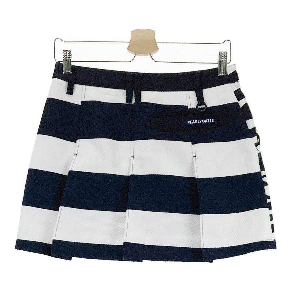 サイズ：1 PEARLY GATES パーリーゲイツ スカート 総柄 ネイビー系