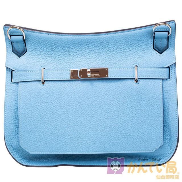 HERMES】 エルメス ジプシエール28 トリヨンクレマンス ブルードノード