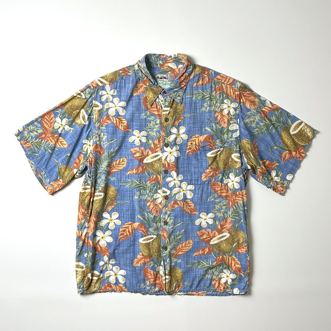 最終値 80s reynspooner ダイヤモンドヘッドタグ レーヨン アロハ 80s ハワイ製 reyn spoonerレインスプーナー ダイヤモンドヘッド