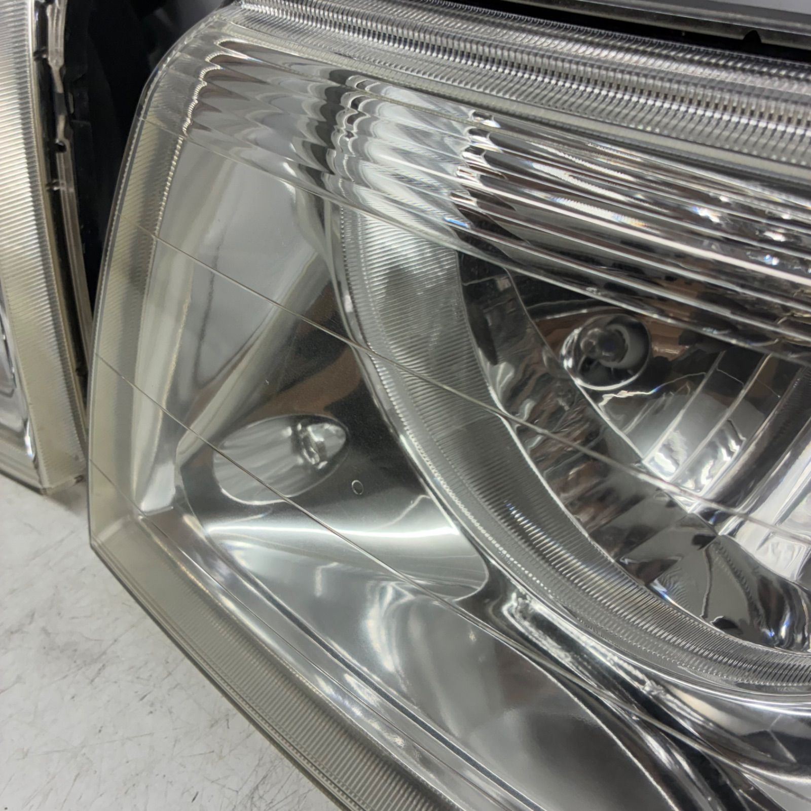 温もりのある コーティング済 三菱 H81W H82W H91W H92W EKワゴン オッティ ヘッドライト ランプ レンズ 左右セット LR STANLEY P2191 P71464 全品送料無料！! 