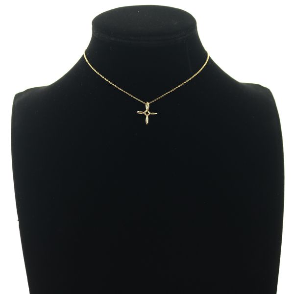 ティファニー ネックレス インフィニティ クロス K18YG #165793 - メルカリ 