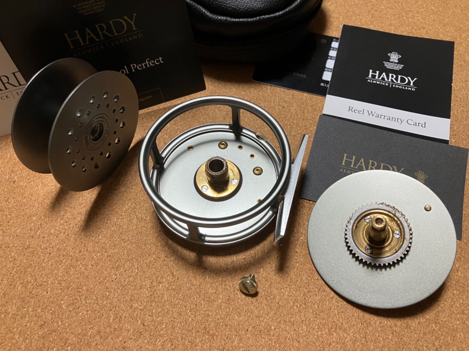 【未使用】hardy wide spool perfect 2 7/8 リール HARDY】Wide spool perfect 2 7/8″