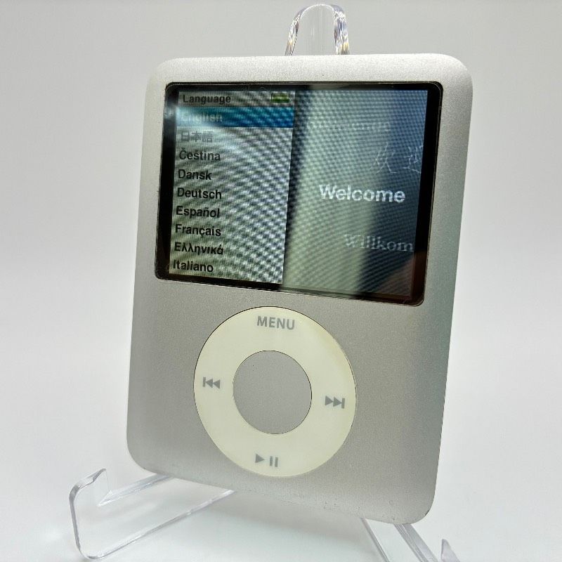 Apple iPod nano 第3世代 4GB シルバー A1236 完動品 Apple iPod Nano 3rd