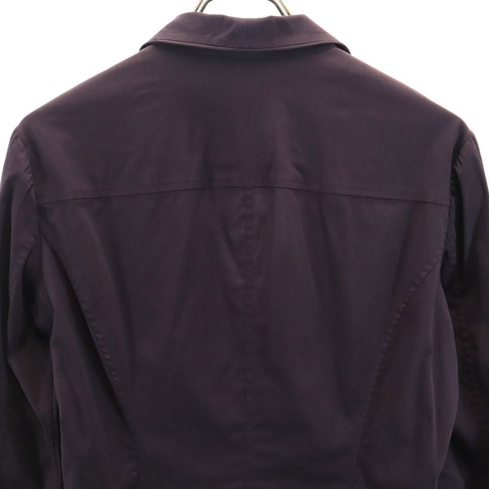グッチ イタリア製 長袖 シャツ 42 パープル系 GUCCI レディース 古着