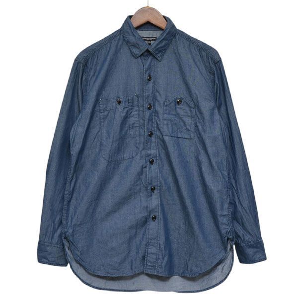 ENGINEERED GARMENTS WORK SHIRT ネイビー S Engineered Garments Workaday Army Pop Over Shirt Navy