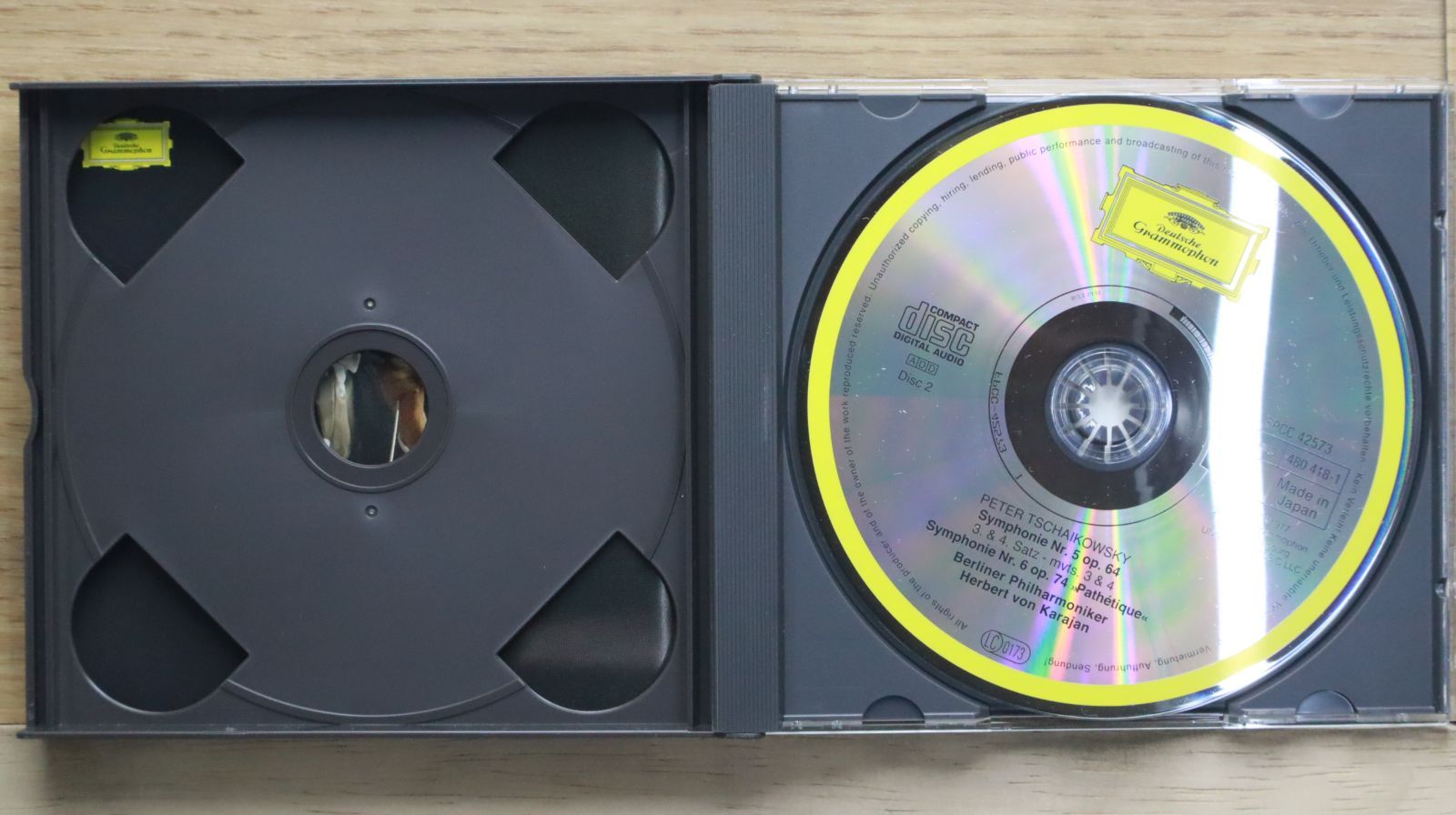 中古CD☆カラヤン/Karajan□ チャイコフスキー：交響曲第4番へ