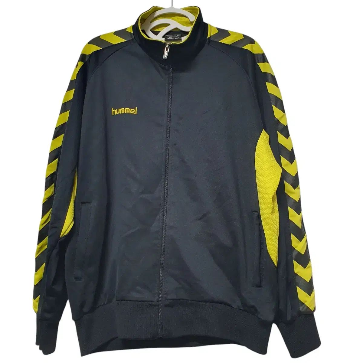 2XL 110 hummel(ヒュンメル) トレーニング ジャージ ブラック イェロー