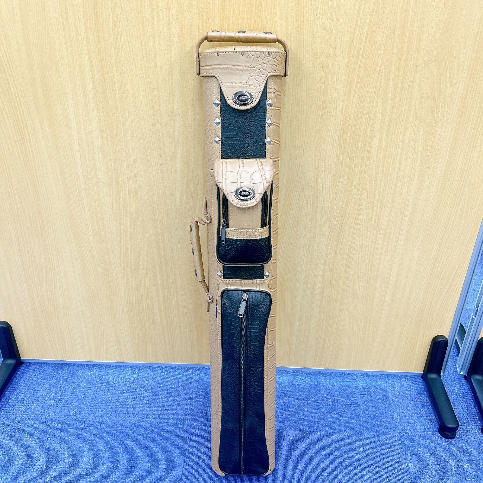 ビリヤードキューケース 茶クロコダイル調 2×4 その他 3