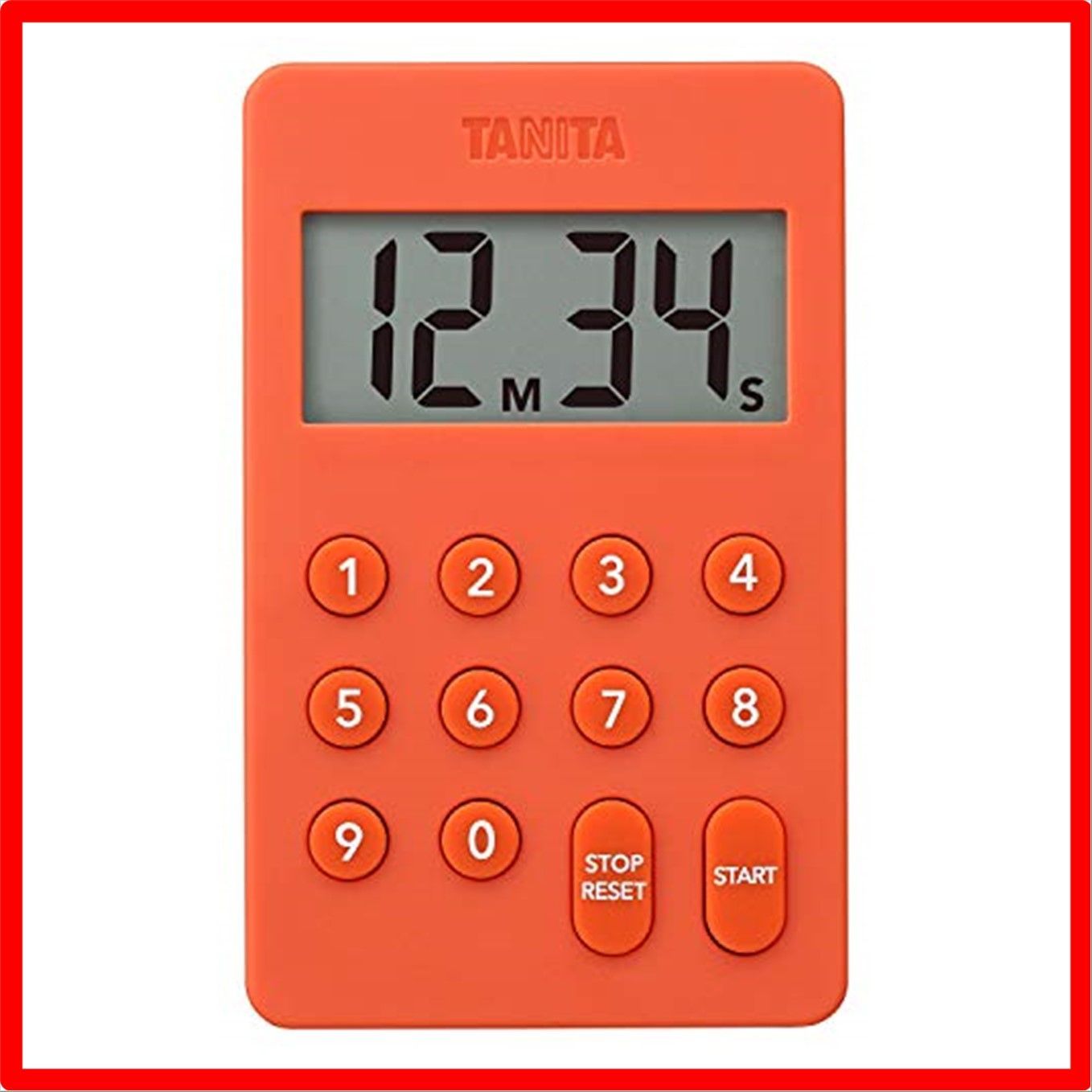在庫限り】 タニタ TANITA TD-415-OR オレンジ デジタルタイマー100分計