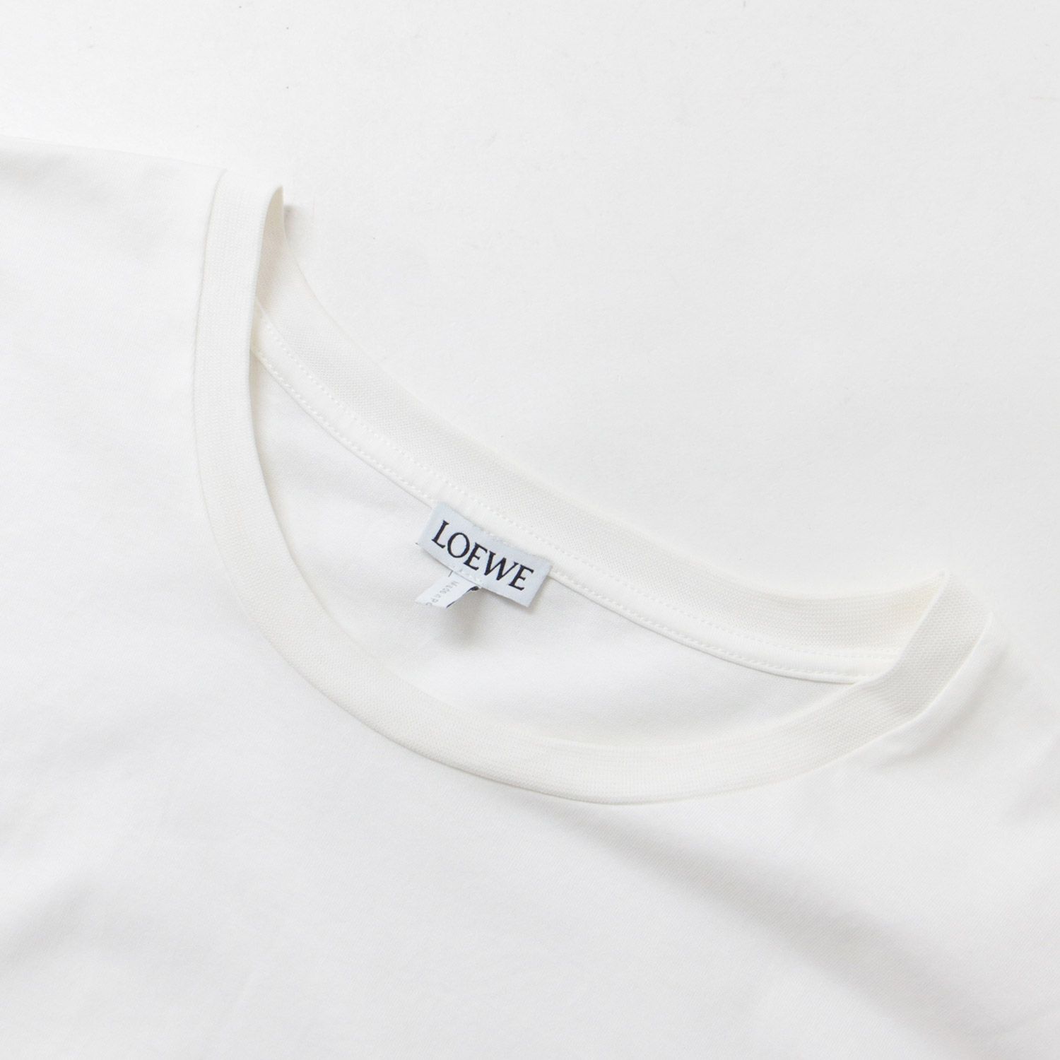 LOEWE ロエベ Tシャツ カットソー トップス ホワイト 白 S 半袖 