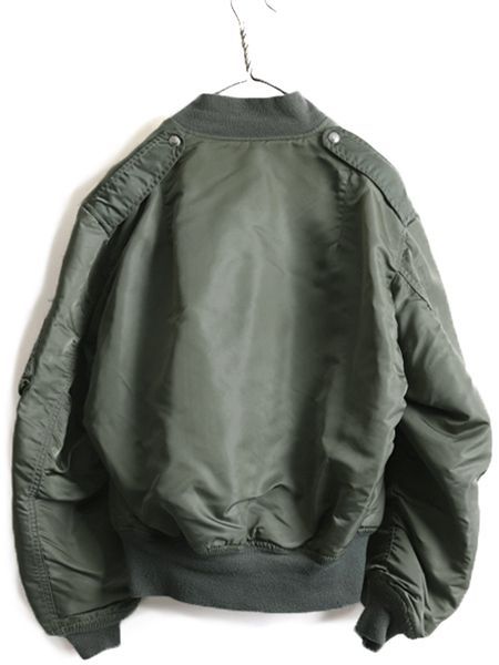 民間 80s USA製 MA-1フライト ジャケット L アルファ社 ミリタリー