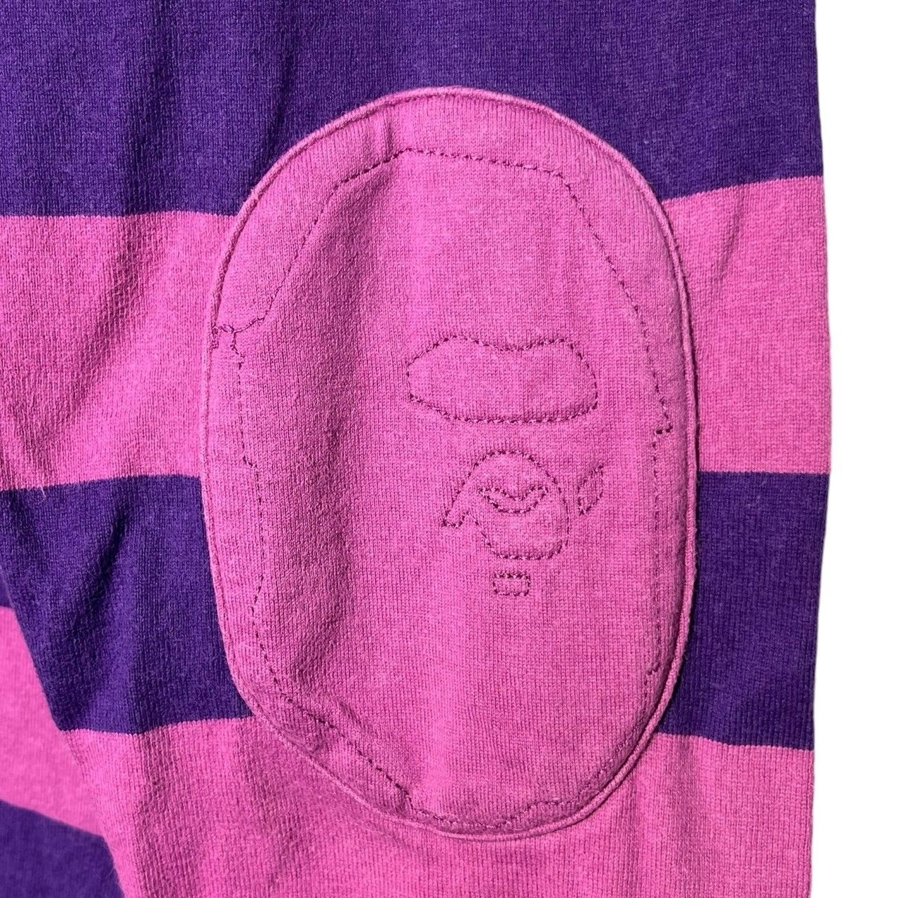 NOBIBATHING APE ラガーシャツ NOBIBATHING APE ラガーシャツ STRIPE HEAVY WEIGHT LOOSE FIT
