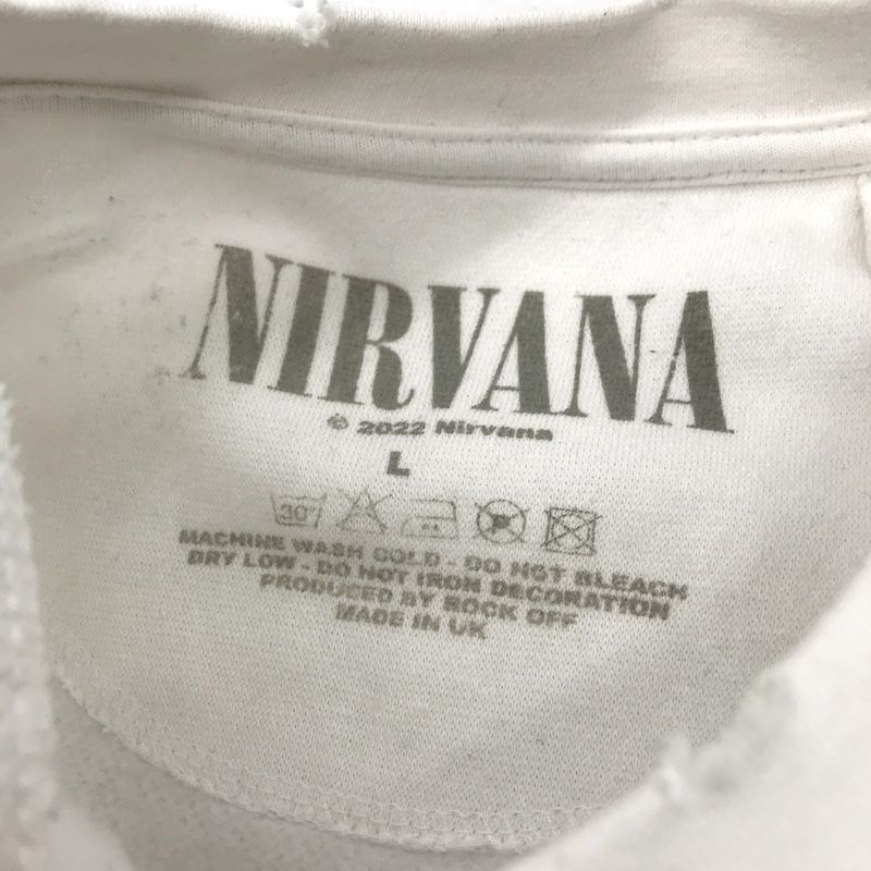 NIRVANA スウェット ニルヴァーナ トレーナー クラッシュ ダメージ加工