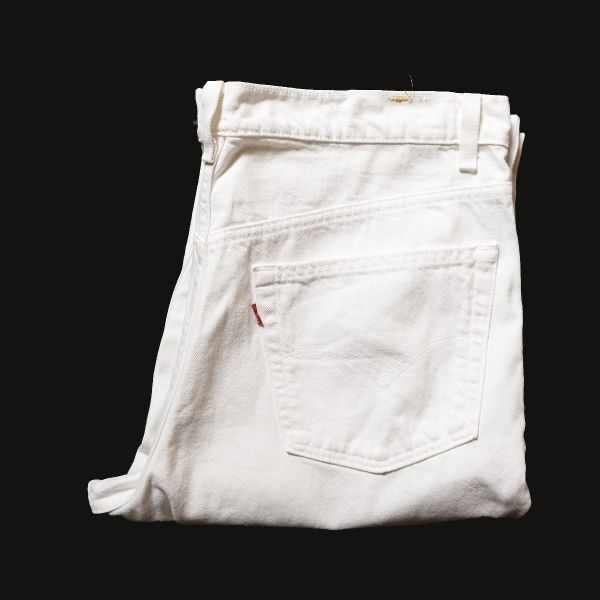90's USA製 リーバイス Levi's 550 ホワイト デニムパンツ (38