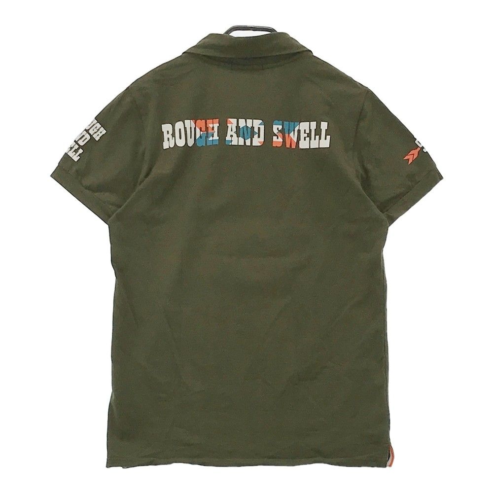 サイズ：S ROUGHu0026SWELL ラフアンドスウェル 2021年モデル 襟付き 半袖Tシャツ カーキ系 [240101052178]#  ゴルフウェア メンズ ストスト - 安い超高品質