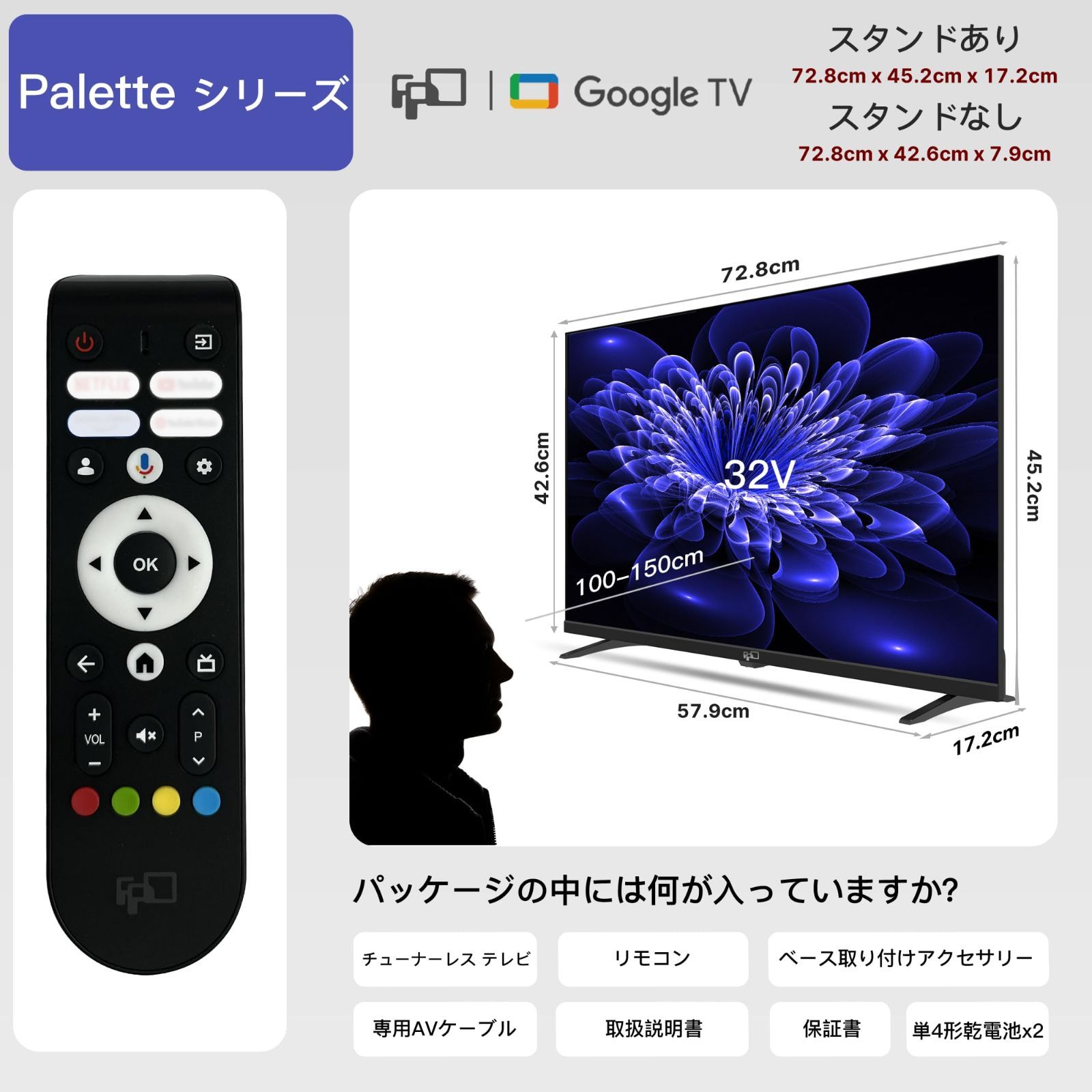 チューナーレステレビ