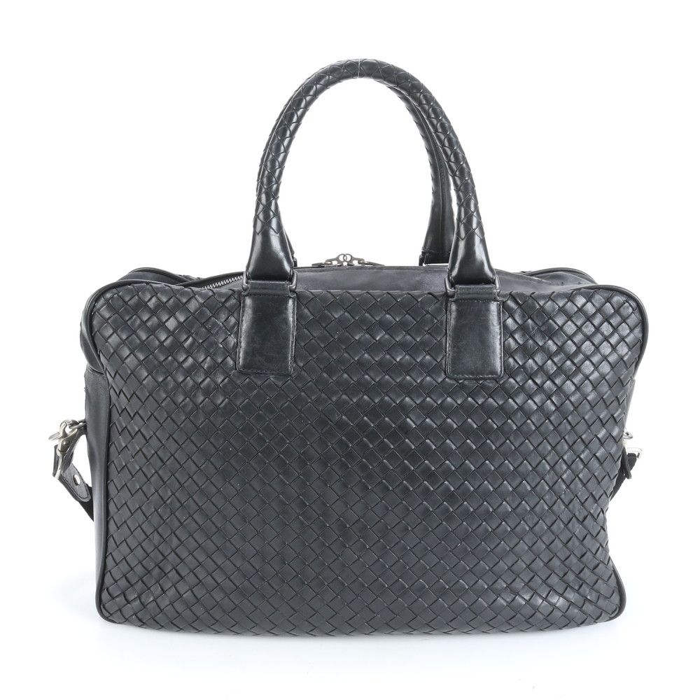 ボッテガヴェネタ イントレチャート レザー 2way ビジネスバッグ