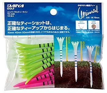 【中古】【非常に良い】ダイヤ(DAIYA) ゴルフティー ユニバーサルティーライン カラー  TE-448 ggw725x