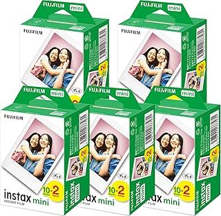 富士フィルム チェキフイルム instax mini 2パック品 JP2 20枚入り ×5個セット 100枚入