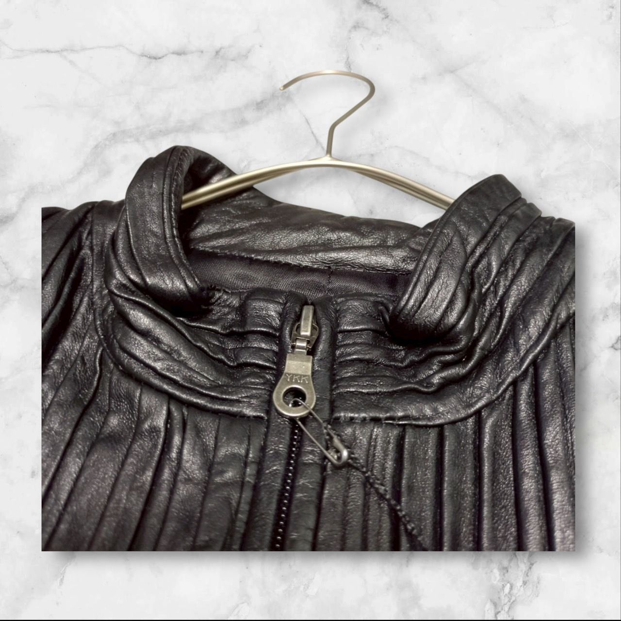 【最終値下げ】パトリツィアペペ　ジャケット　サイズ４２　羊革 Triple-Pleated Jacket – Fetti