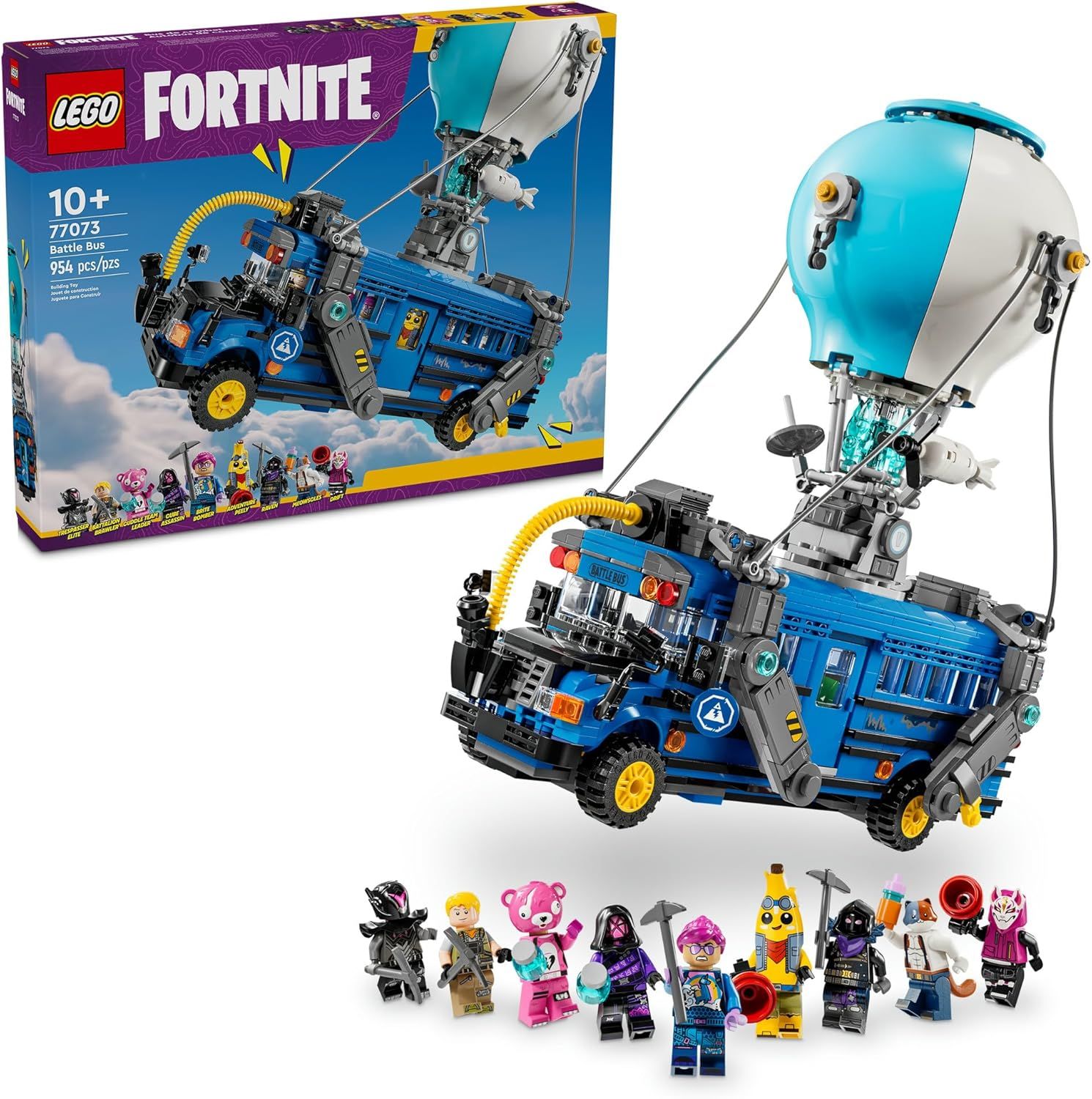 レゴ(LEGO) フォートナイト バトルバス おもちゃ 玩具 誕生日 プレゼント ブロック 男の子 女の子 子供 10歳 11歳 12歳 小学生 ゲーム 乗り物 車 ミニカー 77073