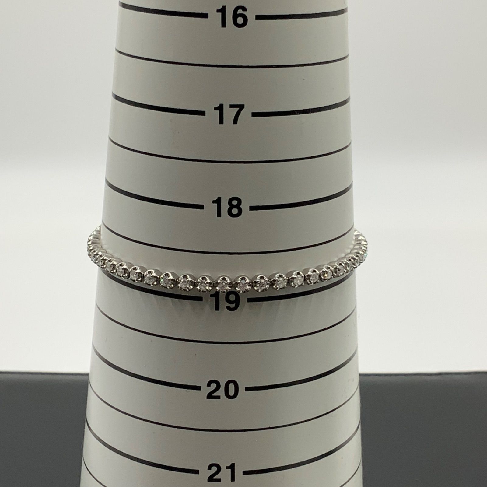 Pt850 プラチナ850 テニスブレスレット ダイヤモンドブレスレット 13g 
